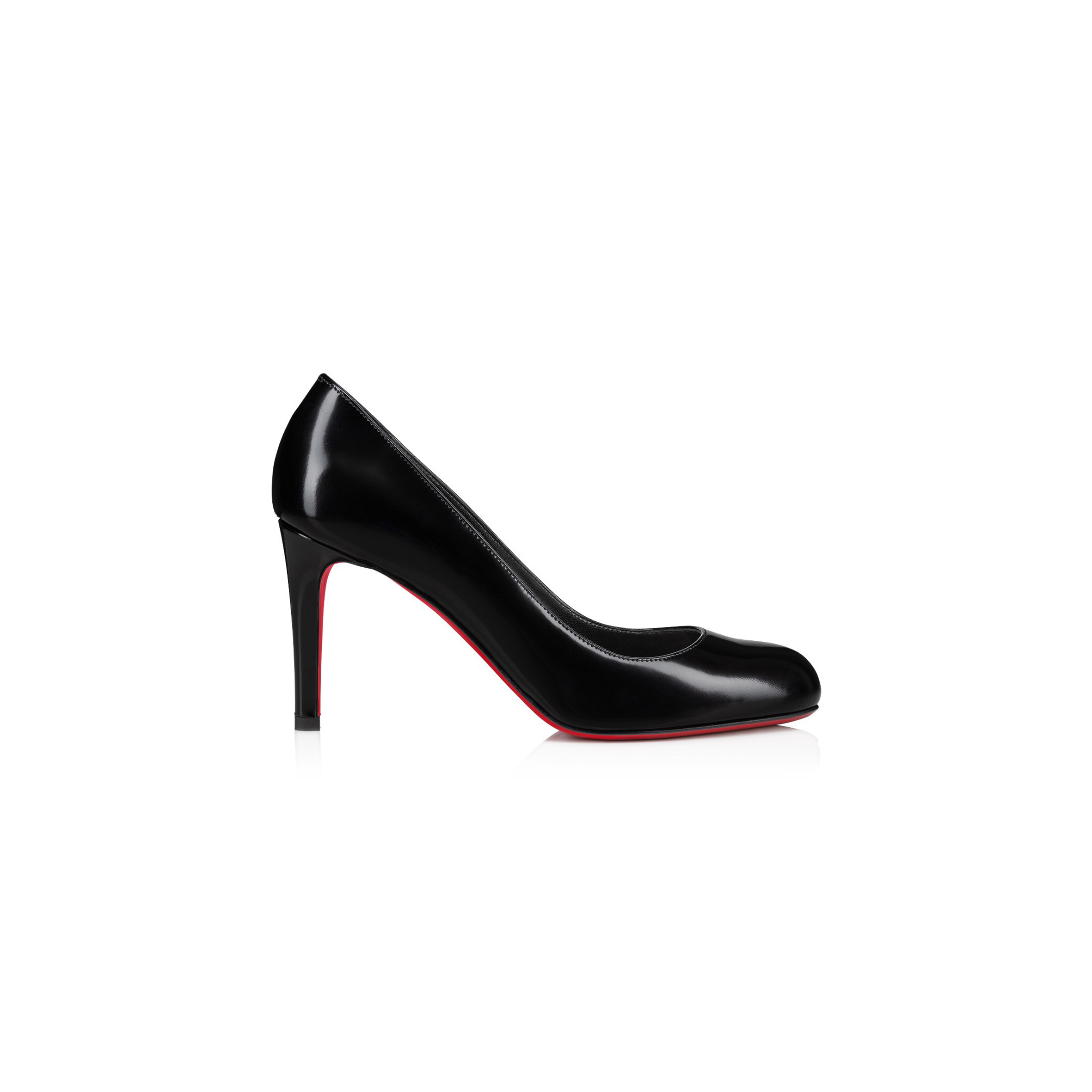 CHRISTIAN LOUBOUTIN PUMPPIE 85 MM PUMPS-CALF LEATHER-BLACK-WOMEN 3230631B439